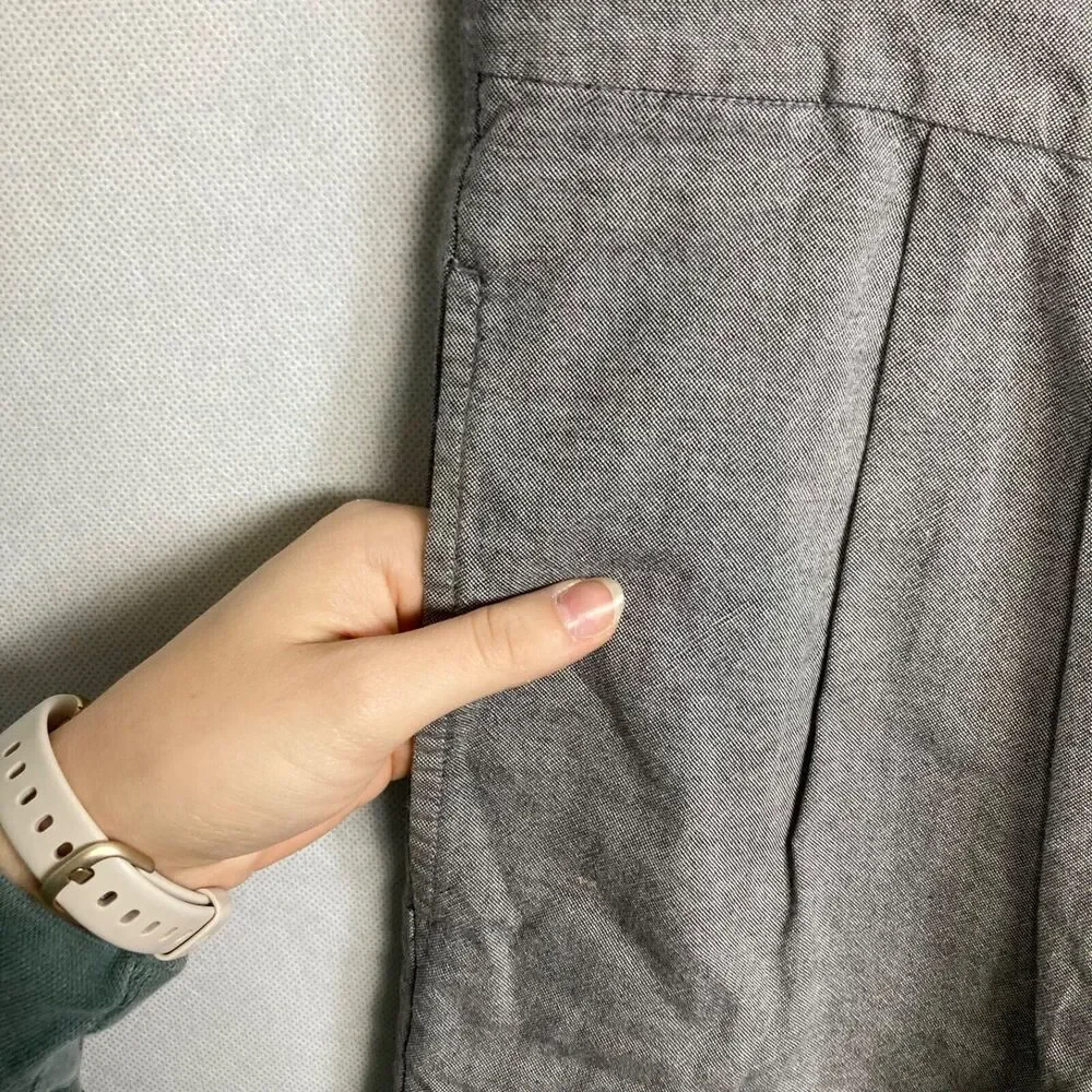 T. Harris London Shorts Mens Sz 40 Gray Casual Cotton‎ Chino Pockets
